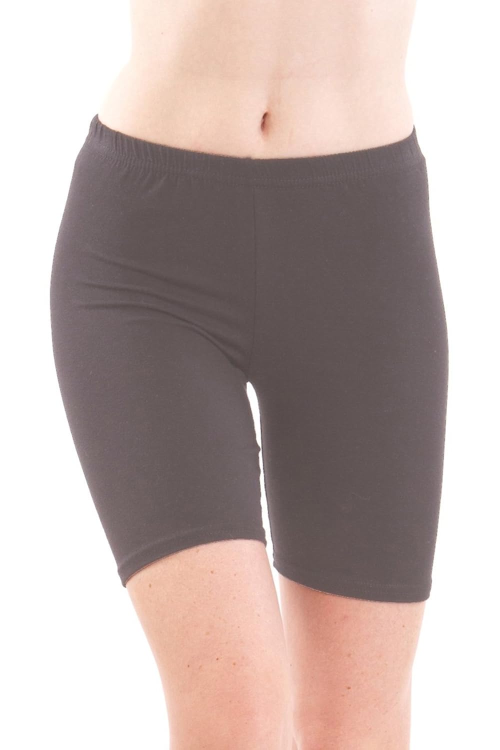 fashion line cotton cycling shorts for girls / women (grey, pack of 1)