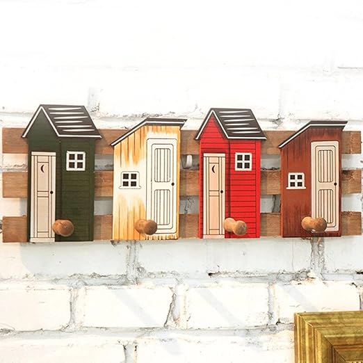 Msdt68 Ganchos De Pared Bastidores De Madera De Epoca Fuera De La