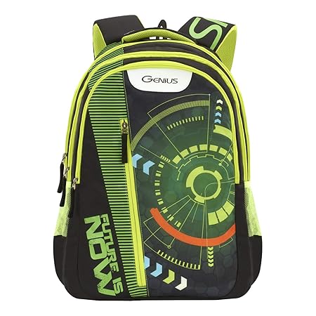 Genius 35 Ltrs Green Casual Backpack (SCIFI19SBGRN)