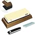 Kit Aiguisage Professionnel Pierre à Aiguiser SHAN ZU 1000/5000 - Kit Professionnel Avec Guide Et Boîte Bois Pierre 1000 5000 Grain