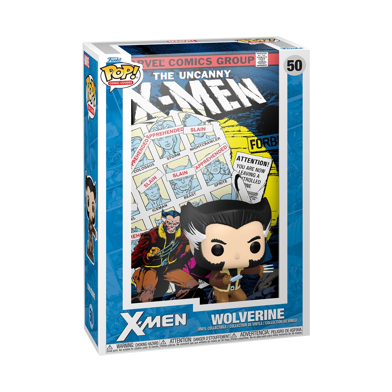 Funko Pop! Comic Cover: Marvel - X-Men: Days Of Future Past - (1981) Wolverine - Collectable Vinyl Figure - Gift Idea - Official Merchandise - Toys for Kids & Adults - Movies Fans