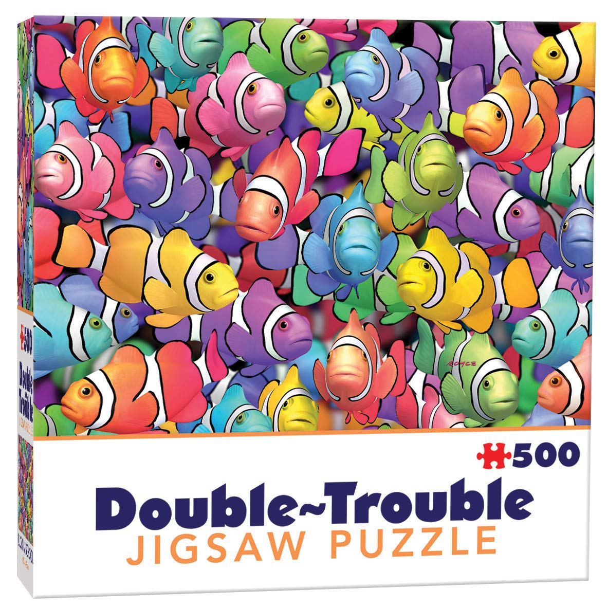 Cheatwell Games 500 Piece Double Sided Jigsaw Puzzle Clownfish, Clown