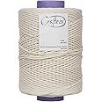 Amazon.com: Crafteza Macrame Cord 4mm X 1181 ft Single Strand Macrame ...