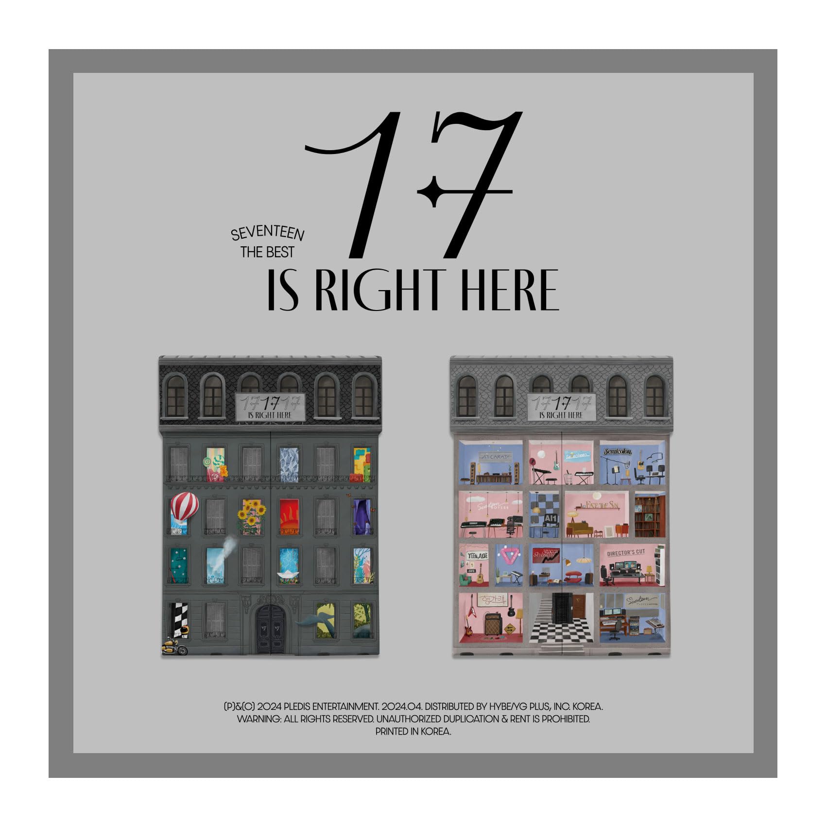 SEVENTEEN – Best Album '17 Is Right Here' [Weverse Albums Version] – K-Pop Album, PLD0384