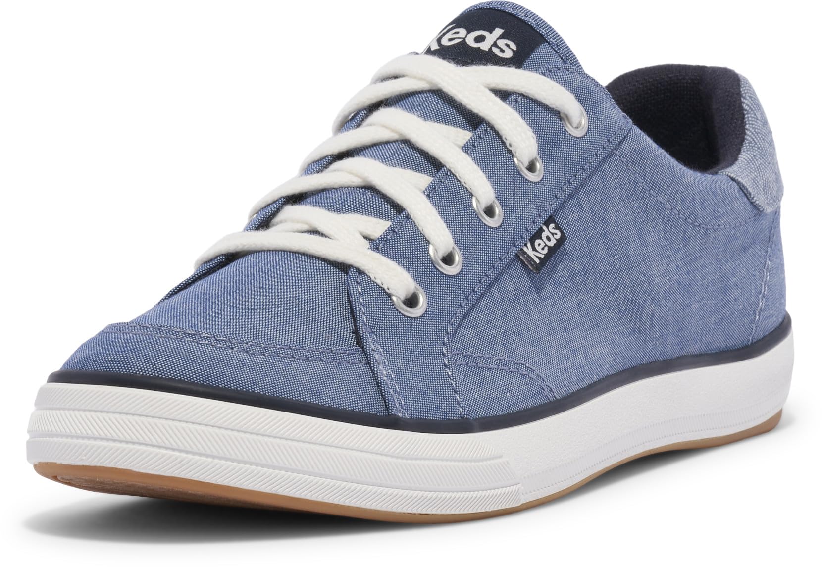 Keds Women's Center III Sneaker, Navy Textile, 7.5 Wide Image
