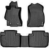 SMARTLINER Custom Fit Floor Mats 2 Row Liner Set for 2014-2018 Subaru Forester