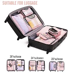 Veken 8 Set Packing Cubes for Travel