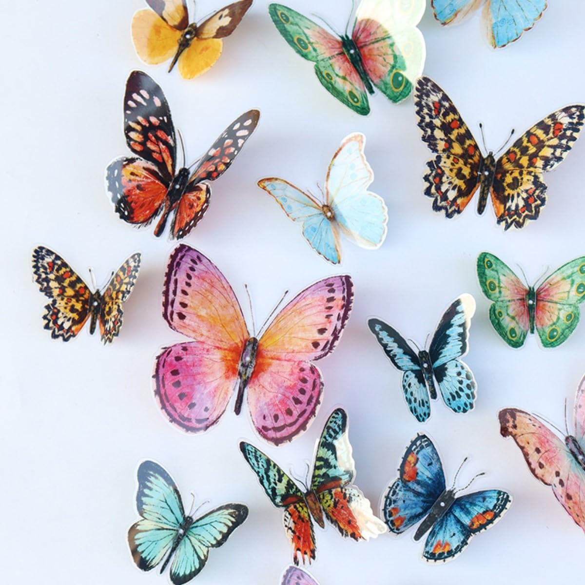 KARLOR 3D Butterflies Wall Sticker - 36 Pcs Butterfly Wall Decoration for Bedroom, Wedding, Valentine Gift, Party & Flower Decor