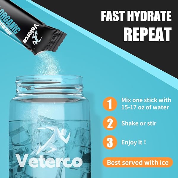 VETERCO HYDRATION ELECTROLYTE POWDER, ELECTROLYTE DRINK, HYDRATION SUPPLEMENT DRINK MIX, HYDRATION PACKETS WITH VITAMIN & MINERAL, KETO FRIENDLY, VEGAN, NON-GMO, NO SUGAR, PINEAPPLE FLAVOR (20 STICKS)