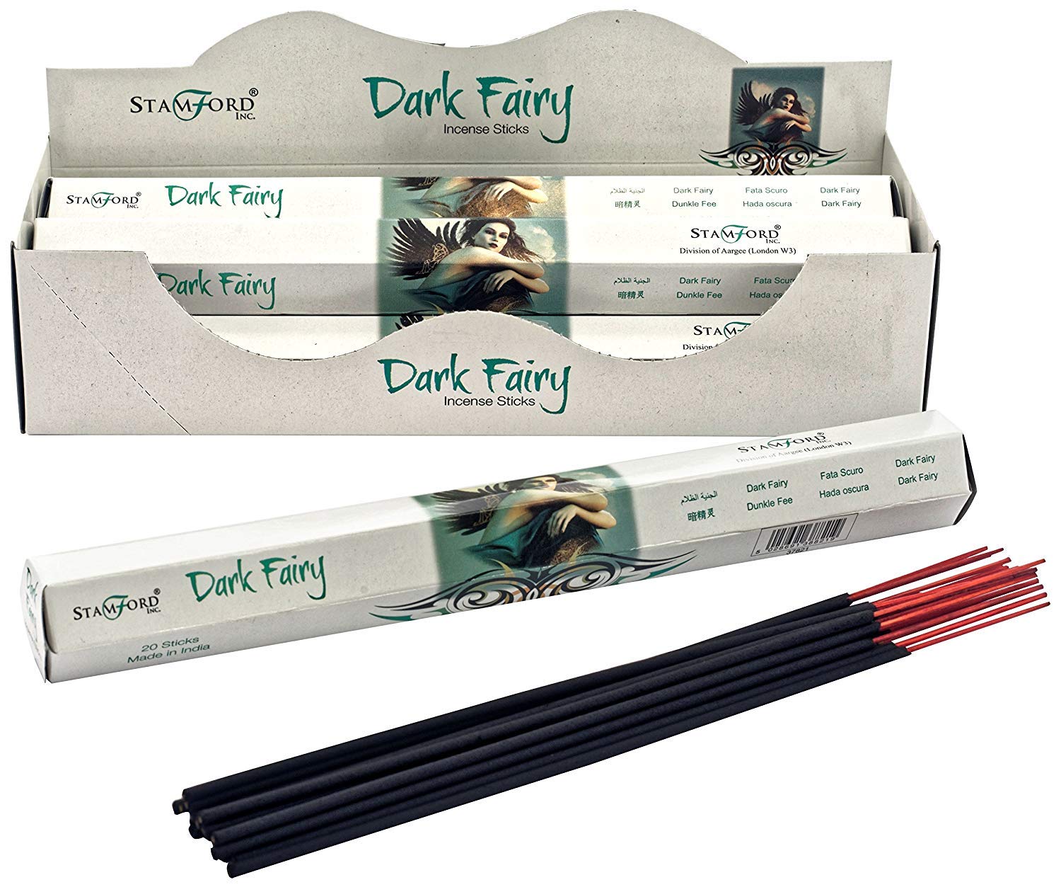 STAMFORD INC. 37821 Dark Fairy Incense Sticks, 20 Sticks x 6 Packs โ image 1