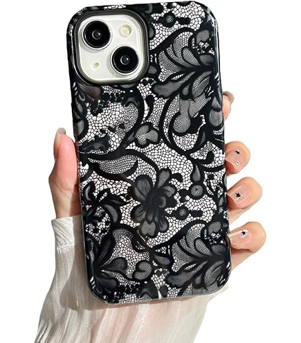 Amazon.com: Black Lace Vintage Pattern Case for iPhone 11 : Cell Phones &  Accessories