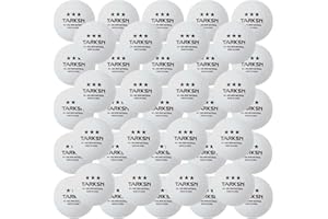 50-Pack 3-Star 40+ ABS Ping Pong Balls, Advanced Training Table Tennis Balls for Beginners and Professinals, with Good Spin a