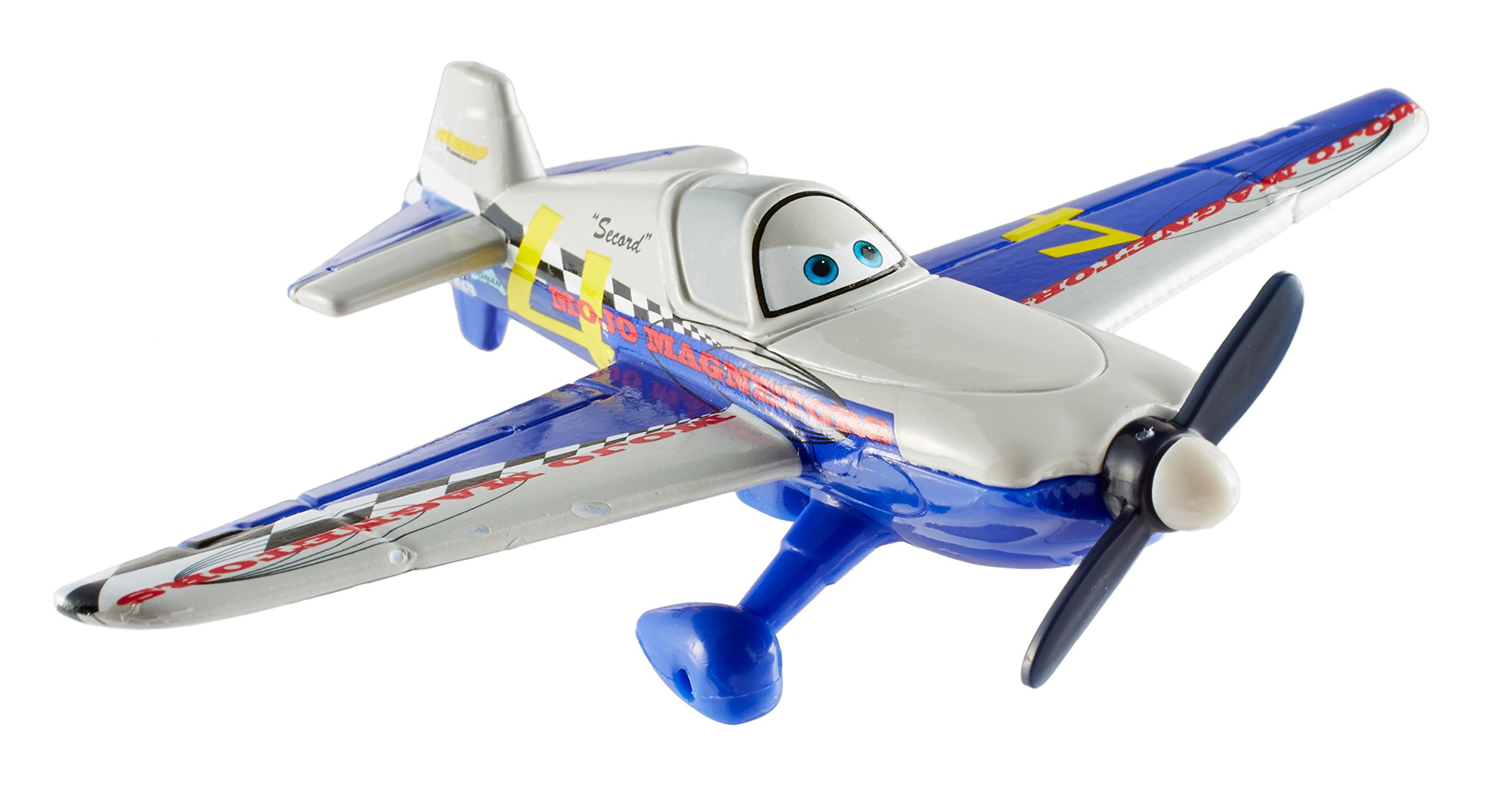 Mattel Disney Planes Secord #4 Vehículo fundido a presión