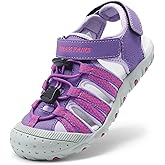 DREAM PAIRS Boys Girls Summer Outdoor Athletic Sport Sandals Hiking Beach Casual Closed Toe Adjustable Multicolor for Toddler/Little/Big Kids