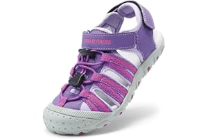 DREAM PAIRS Kids Sandals Toddler Girls & Boys Summer Outdoor Athletic Sport Sandals Hiking Beach Casual Closed Toe Adjustable