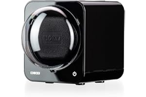 ABEST BOXY Watch Winder for Automatic Watch with Vertical Rotor Stop (with AC Adapter)