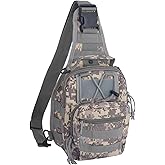 FAMI Outdoor Tactical Bag Backpack, Military Sport Bag Pack Sling Shoulder Backpack Tactical Satchel for Every Day Carry (ACU)