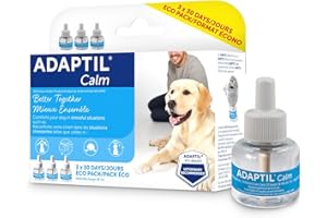 ADAPTIL Refill 3-Pack - Calms & Comforts Dogs at Home, When Home Alone or During Loud Noises & Stressful Events - Use ADAPTIL