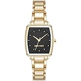 Anne Klein Women's Premium Crystal Accented Bangle Watch and Bracelet Set
