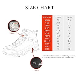 NORTIV 8 Men's Waterproof Hiking Boots Outdoor Mid