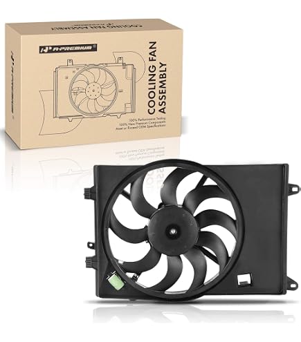 WFLNHB Radiator Cooling Fan Assembly For Chevrolet Sonic 1.8L (2012-2018) - 3 Pin Plug