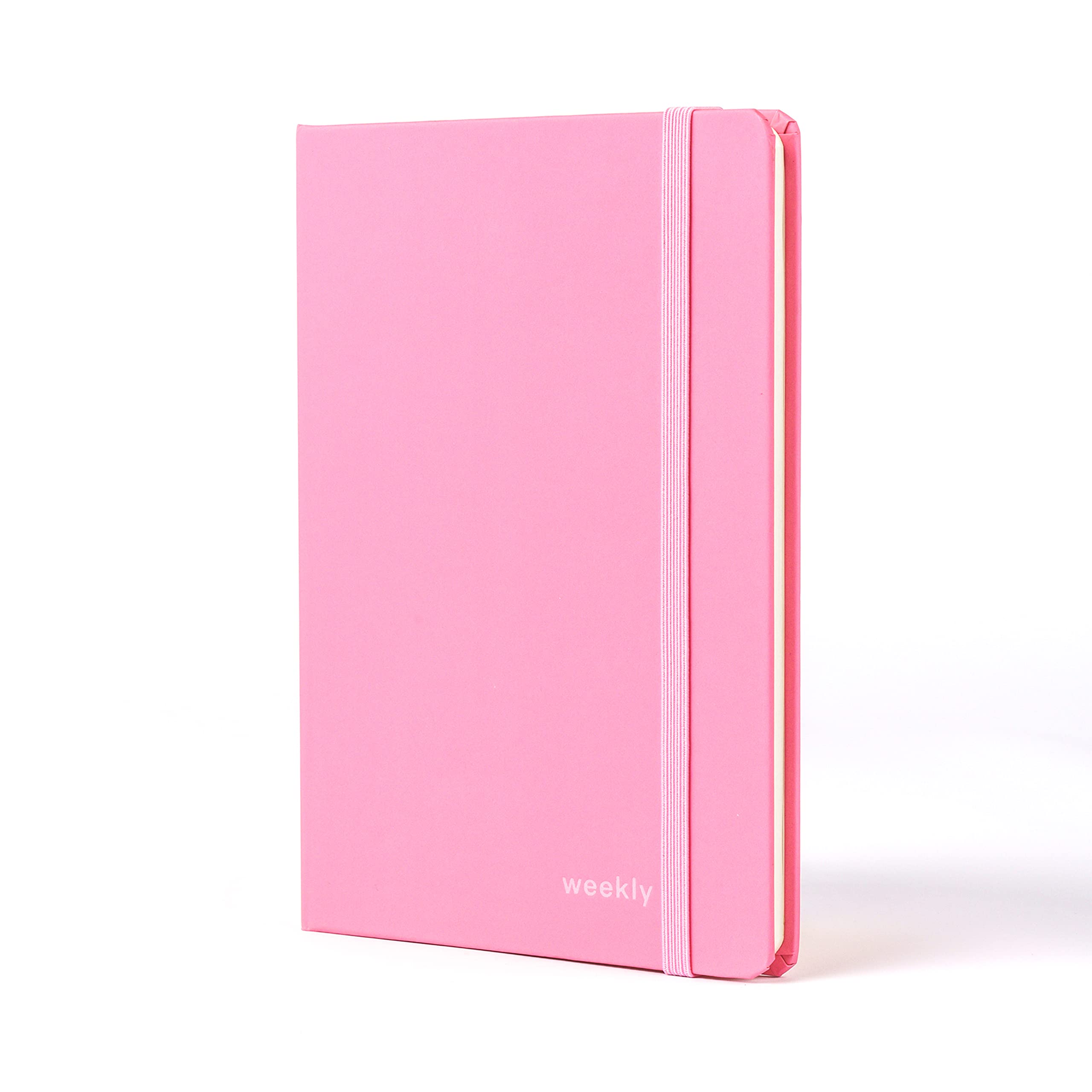 Jumble and Co Moodler B6 Week to View Undated Diary - Rose-tinted Pink