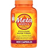 Metamucil, Psyllium Husk GLP-1 Friendly Fiber Capsules, 300 Capsules, 3-in-1 Fiber Supplement, Daily Psyllium Husk Fiber Capsules Help Support Digestive Health by Promoting Regularity*