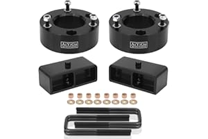 AiYiGu 3" Front & 2" Rear Full Leveling Lift Kit Compatible with 2007-2024 Chevy Silverado 1500, GMC Sierra 1500 2WD 4WD, 3 Inches Front & 2 Inches Rear Strut Spacer Suspension Lift Kits Lift Blocks