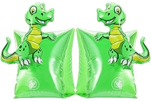 HeySplash Inflatable Armbands for Kids (Aged 3-6), Pool Arm Floatie Sleeves Floater Tube Water Wings Swimming Armlets, Up to 55lbs