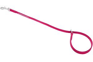 GROOMERSPRO Jelly Pet Grooming Loop Slip Style (3/8" x 25", Hot Pink) | Made in The USA