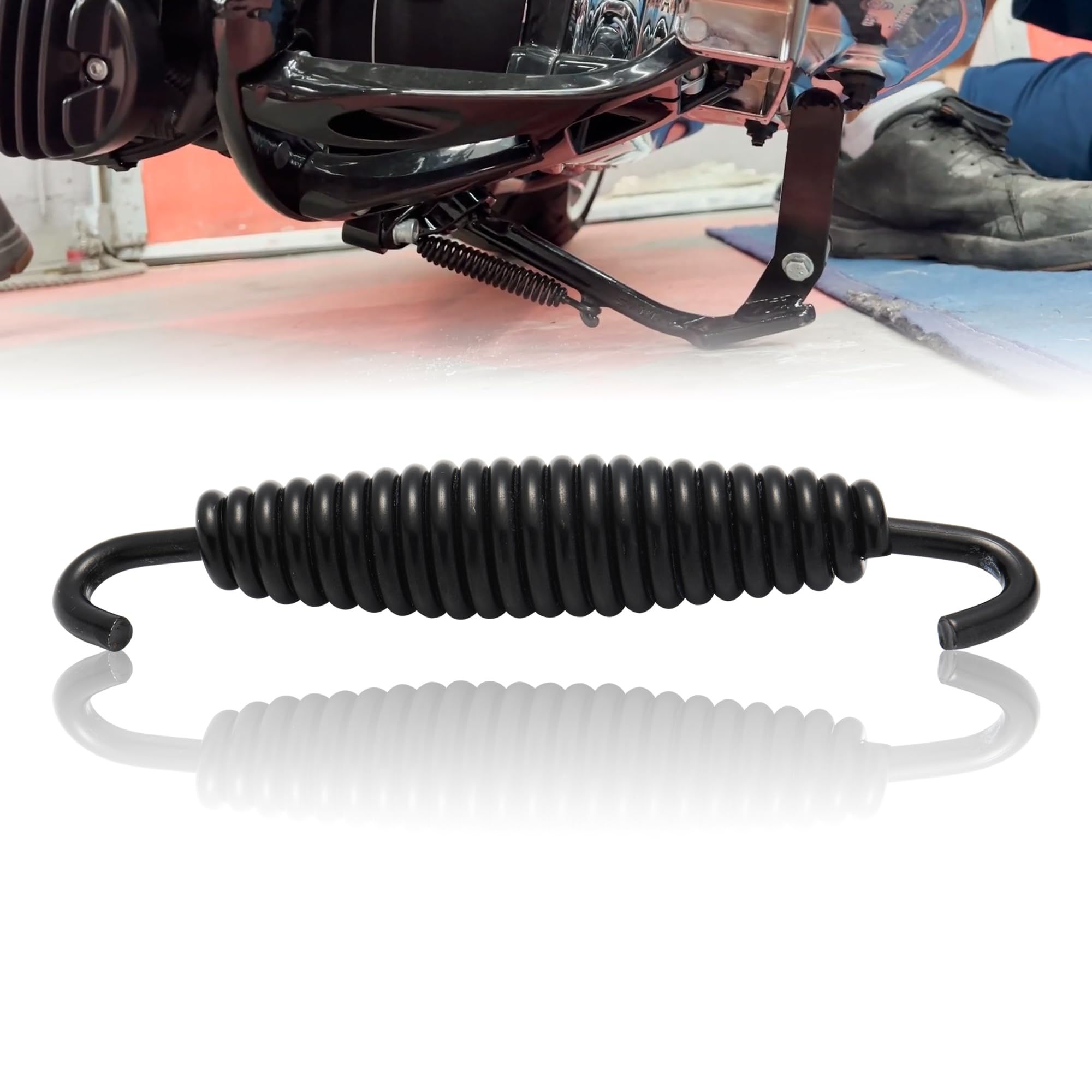 Photo 1 of TIGERSGATE 4.1" Touring/Softail Kickstand Spring for 1999-2023 Harley Street Electra Road Glide King, 2007-2017 Softail Models, Black