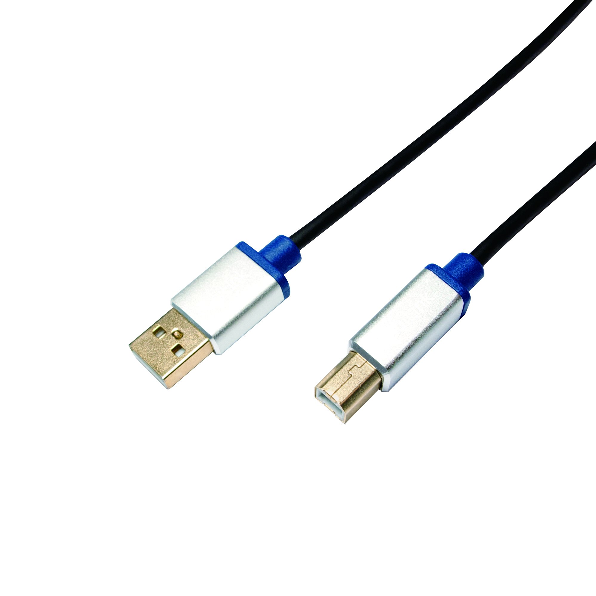 LogiLink BUAB230 Blister Premium USB 2.0-A Male to USB-B Male Cable, 3 Meter Length, 3 Meter Length