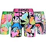 PSD Men's Bandana Print Boxer Briefs - Breathable and Supportive Men's Underwear with Moisture-Wicking Fabric