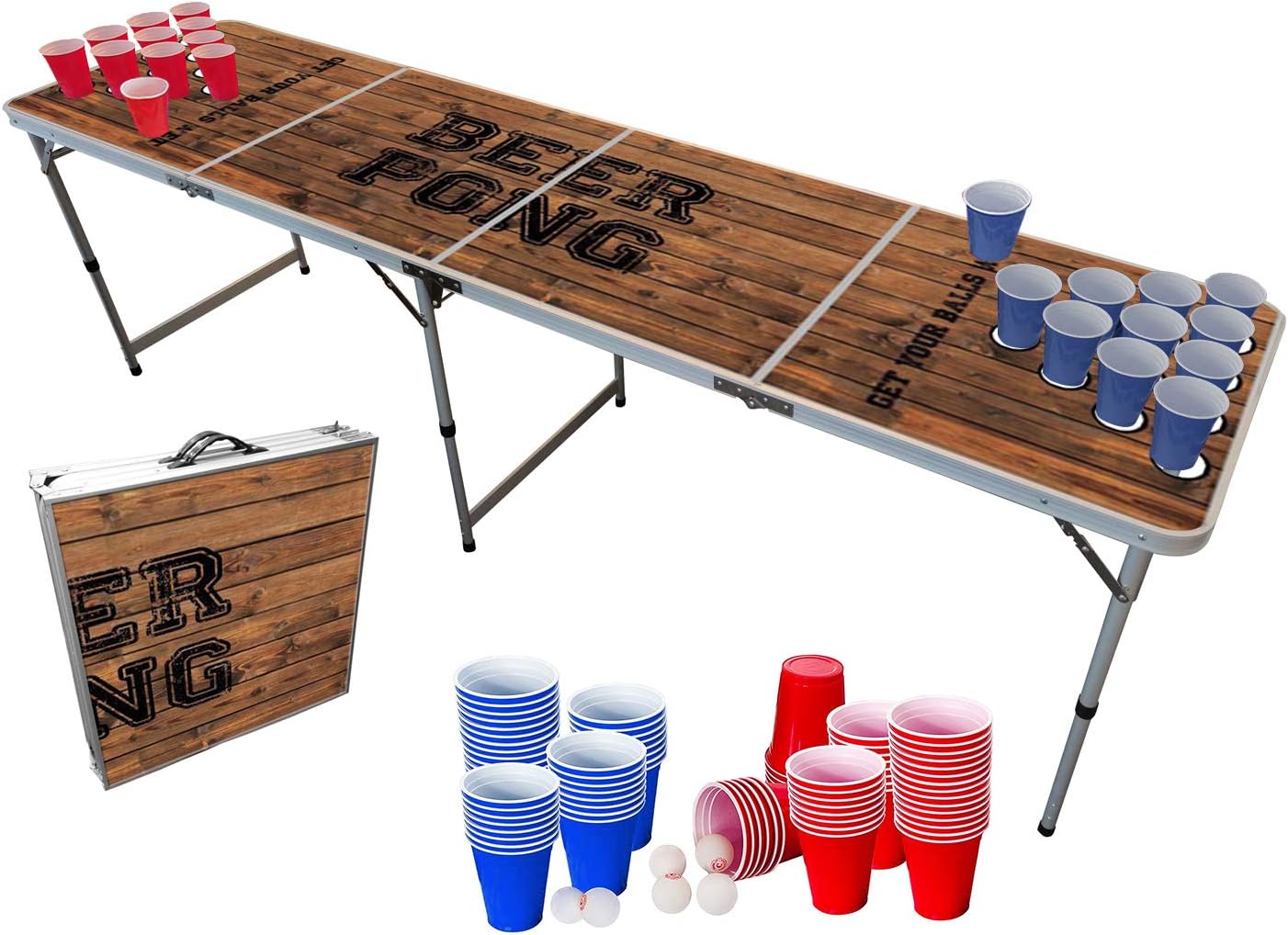 Kit Beer Pong Lumineux OriginalCup - 22 Gobelets, 24 Bâtons Lumineux Et 2 Balles Fluos Pour Soirées Inoubliables