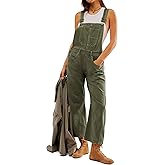 Qazel Vorrlon Denim Overalls for Women Barrel Wide Leg Bib Baggy Jeans Adjustable Denim Romper Stretch Jumpsuit Y2K Pants