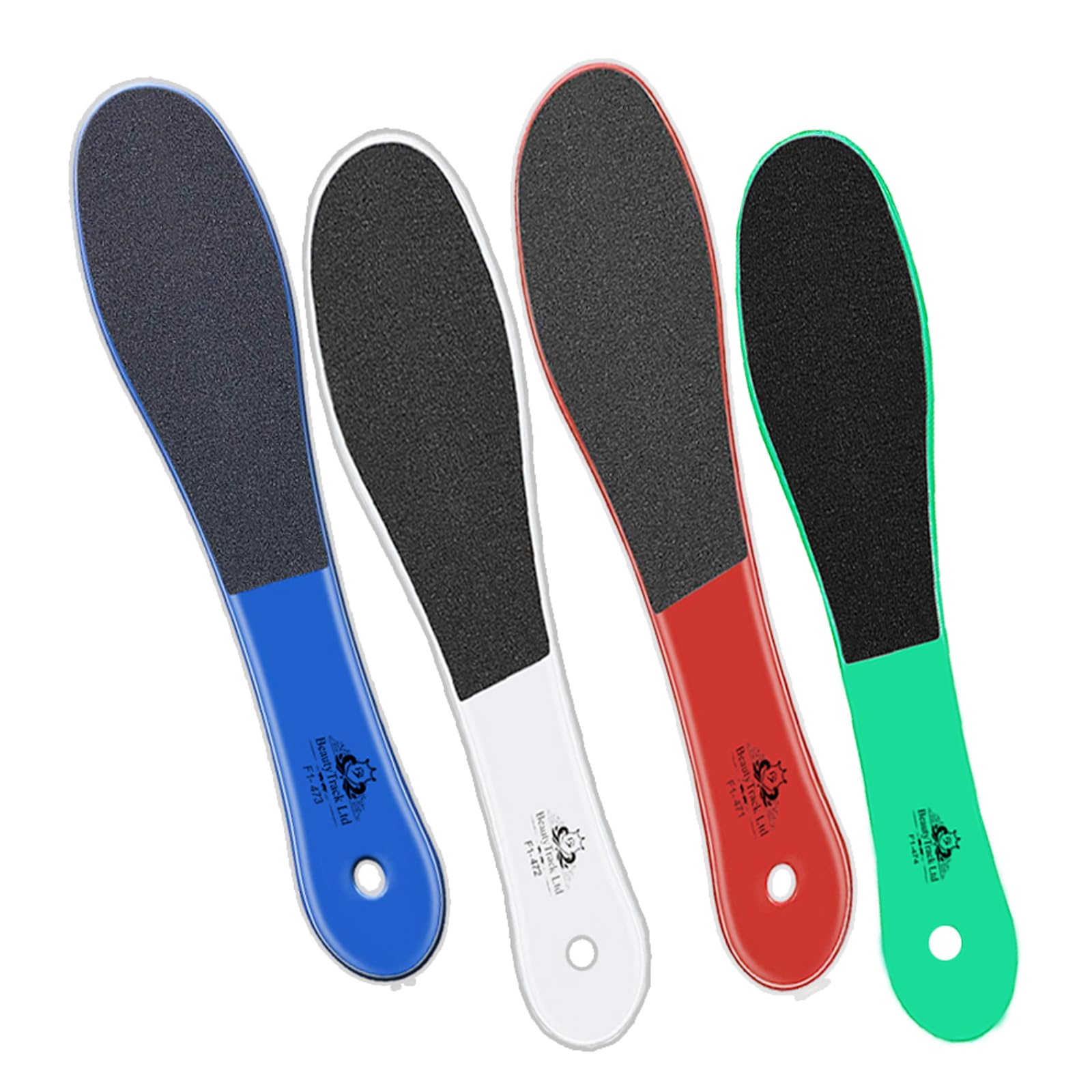 Double-Sided Foot Files Footfiles for Hard Skin Remover Foot Dry Skin Remover Feet Foot Rasp File Pack of 4 Dead Skin Remover Foot Scrubber Hard Skin Remover Foot Care for Wet Dry Cracked Feet