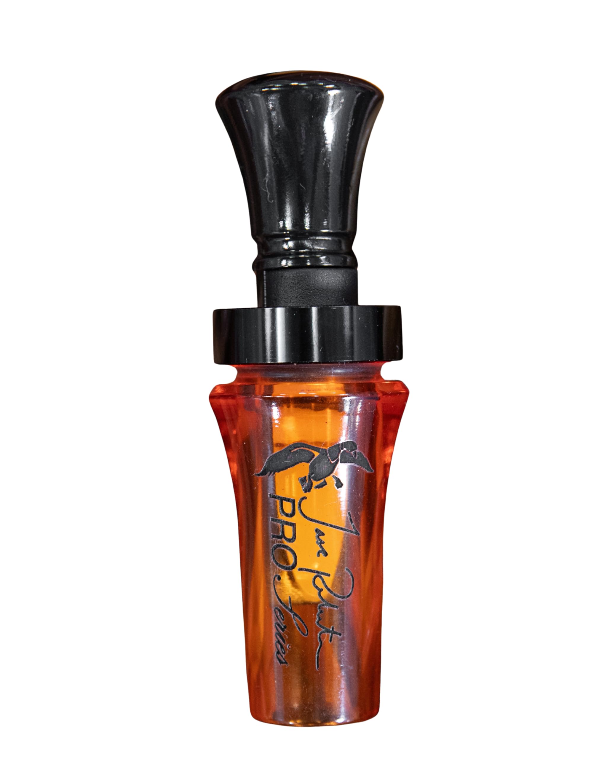 Duck Commander Jase Robertson Pro Series Duck Call - Easy Blowing, Double Reed Acrylic Duck Call for Duck Hunting Accessories - Orange Acrylic