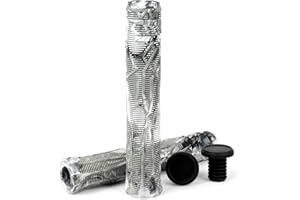 Pro Stunt Scooter Grips,Extra Long 150/165/180mm with Easy Cutting Lines for Pro Trick Scooters, BMX Handlebar, BMX Bikes,Mou