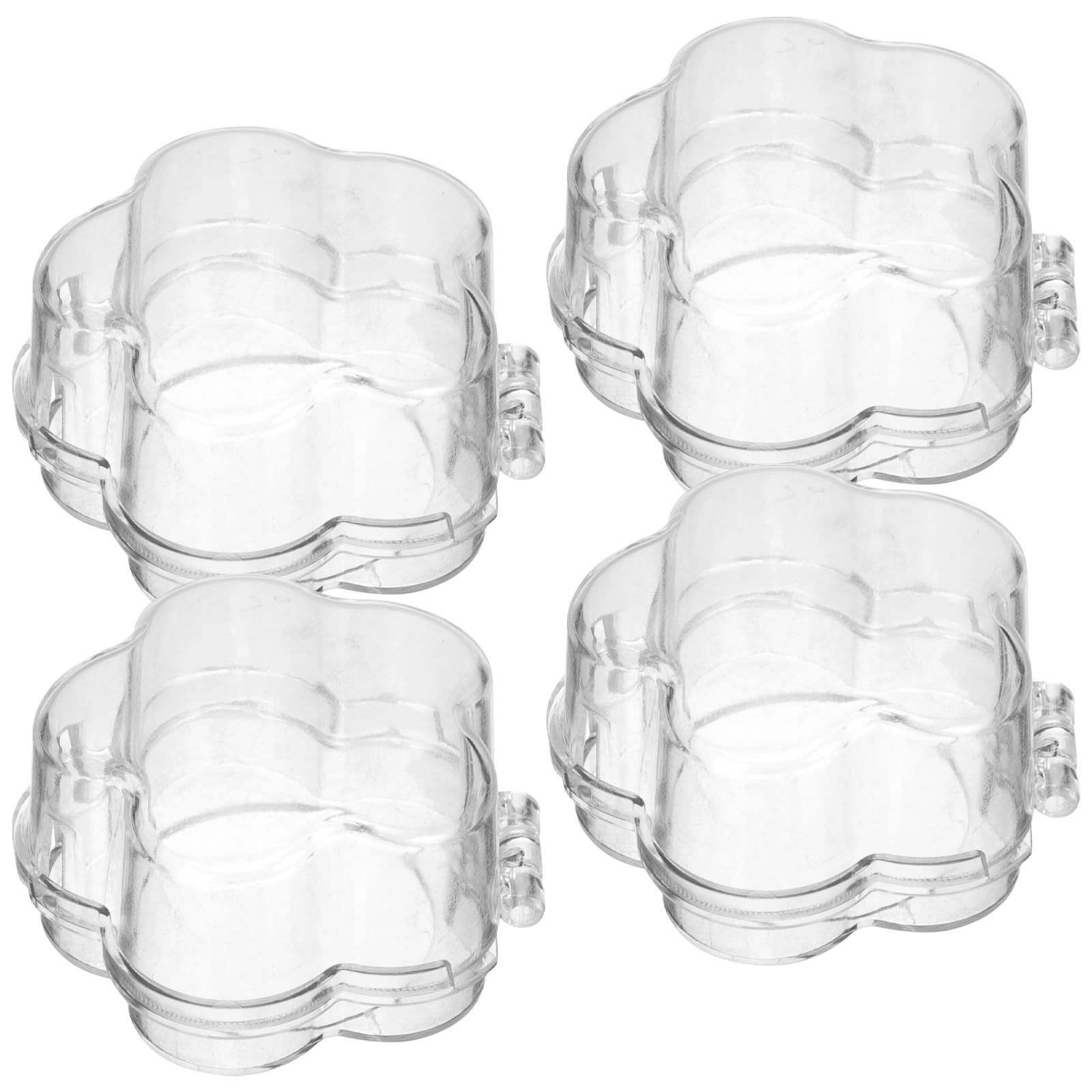 Photo 1 of iplusmile Baby Proof Stove Knob Covers - 4 Pcs Kitchen Safety Guards for Child Safety Durable Transparent Gas Stove Knob Protection Easy to Install