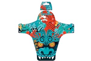 RideGuard PF1 - Front MTB Mudguard Mountain Bike Fender. Fits 24”, 26”, 27.5”, 29”, Plus Size and Fat Bikes. UK Made 100% Recycled Plastic Waste 100% Recyclable.