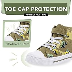 FUNCOO PLUS Kids Toddler Sneakers Boys High Top