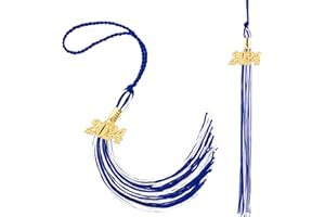 BTMOOZ 2 PCS Graduation Tassel 2024, 2024 Tassel Graduation, 2024 Graduation Tassel, Graduation Cap Tassel, 2024 Tassel with The 2024 Year Charm, 2024 Graduation Hat Decoration Tassel Blue and White