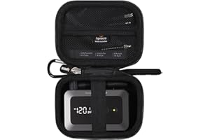 Aproca Case Compatible with HOTO Mini Bike Tire Pump, Portable Storage Bag for Accessories (Case Only)