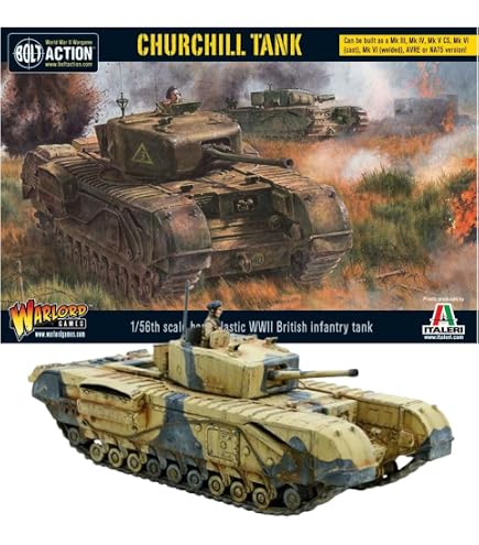 Churchill Tank WW2 T-Shirt – British Army Nostalgia – D-Day Military Graphic Tee – Naughtees - View #2