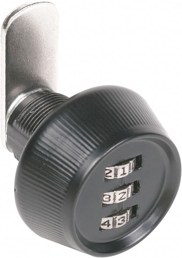 17/32 Black Dial Combination Cam Lock Combination Padlocks