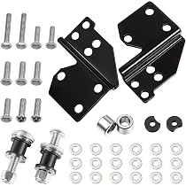 Black Detachable Sissy Bar Front Docking Kit For Harley Touring Models (1997-2008) 13 thumbnail image
