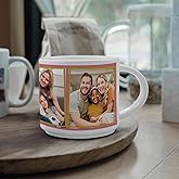 Custom Mug - Personalized Coffee Mug - Custom Cup with Pictures, Names, Text, Photos, Logos - 11, 15, and 20 oz with Color Options (Jumbo (3 Images))