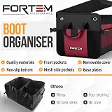 FORTEM Car Boot Organiser SUV Trunk Storage 90L Collapsible 6 Compartments view 8