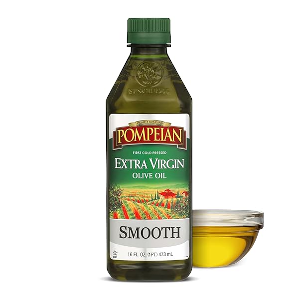 POMPEIAN SMOOTH EXTRA VIRGIN OLIVE OIL, CONTAINS POLYPHENOLS,...