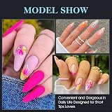 gelike ec Gel Tip Extensions Kit Medium Clear 552 PCS 12 Sizes 0-10 view 4